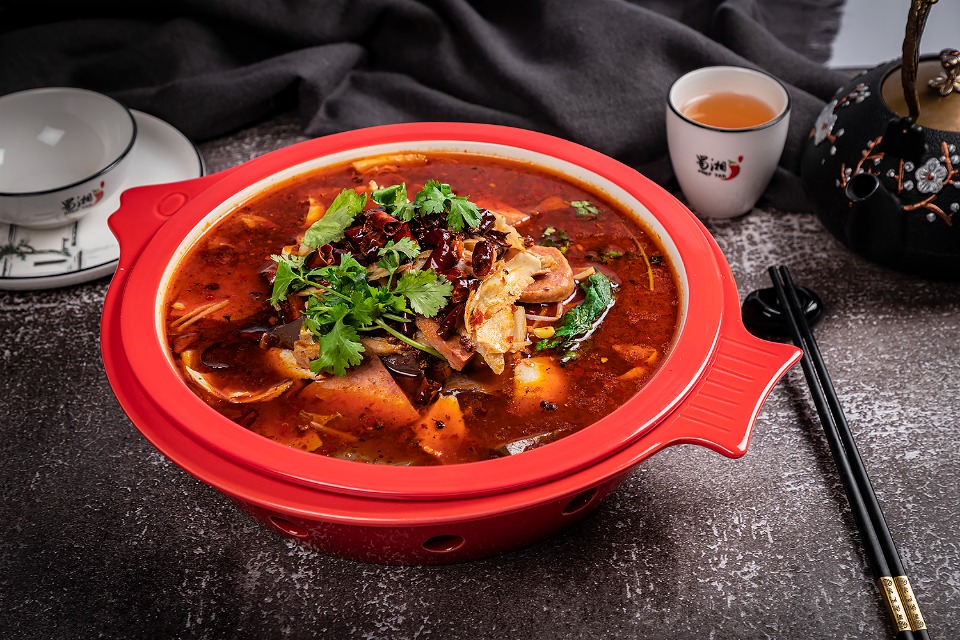 Duck Blood & Tripes In Spicy Sauce at Chef Tan, Chinese Restaurant in Rockville